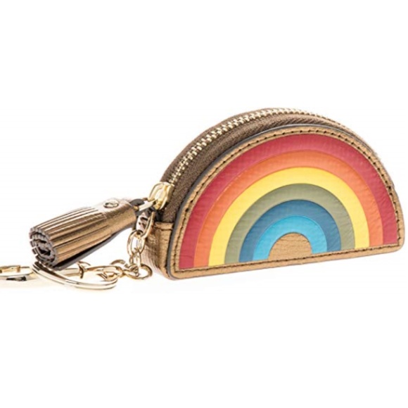 Anya Hindmarch Women's Embossed Rainbow Coin Purse - Picture 2 of 5